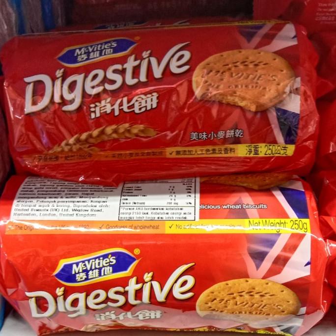 Mcvities Digestive Wheat Biscuit 250 Gr/Biskuit Gandum