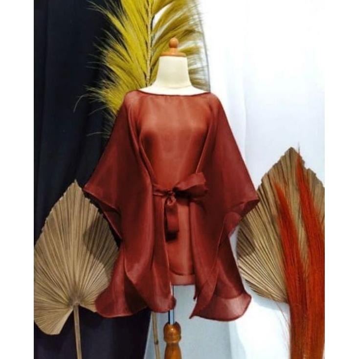 Outer Organza/Cardigan Kondangan/Fashion Muslim
