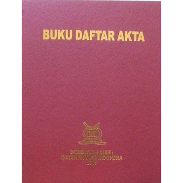 

Original Buku Daftar Akta Notaris