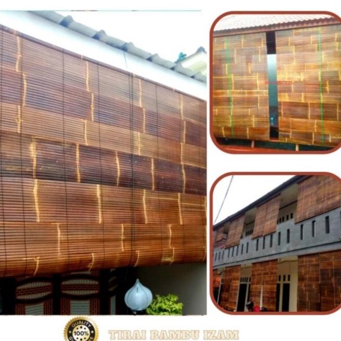 kere bambu,krey bambu wulung,tirai bambu outdoor size 1,5m x 2,5m