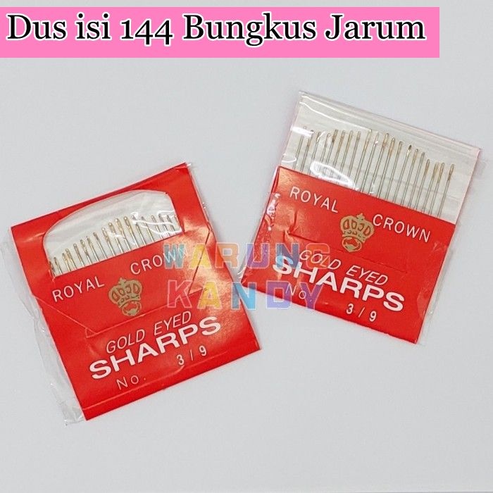 Jarum Jahit Tangan Sharp Dus