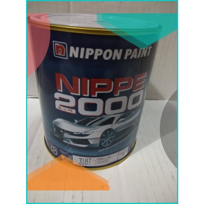 nippe 2000 cat duco warna merah 318T (khusus untuk warna merah) 16novz