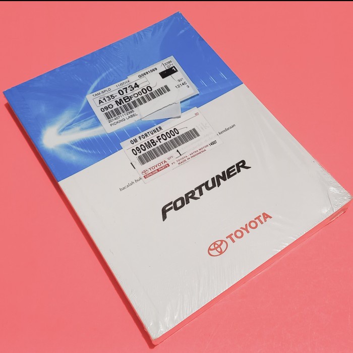 {Second} Buku Pedoman Petunjuk Manual Book Fortuner 2011 2012 2013 2014 2015 Limited