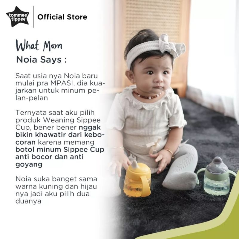 Tommee Tippee Weaning Sippy Cup 190Ml - Training Cup Gelas Num Anak