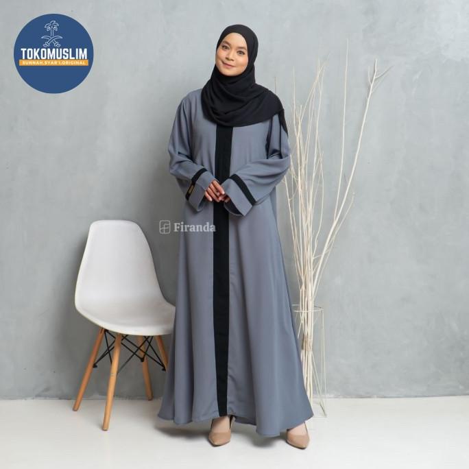 Firanda Abaya Arumi - Abaya Basic Polos - Gamis Dress Syar'i