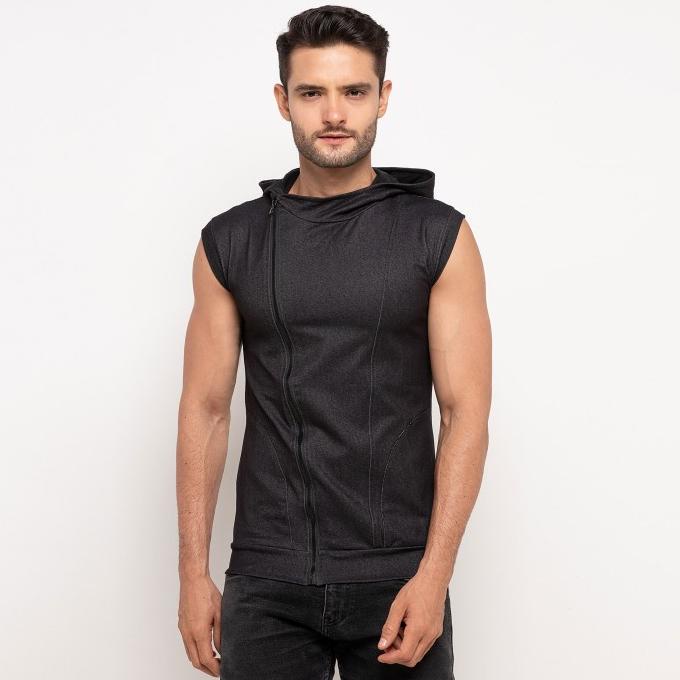 FLEXZONE Sleeveless Hoodie Jacket Gym Fitness Sport FVS-005HT