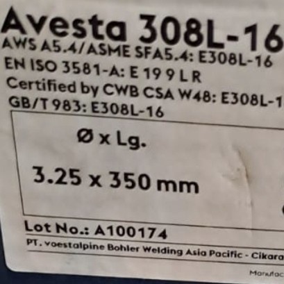 ><><><] Kawat Las bohler 308L 3,2mm