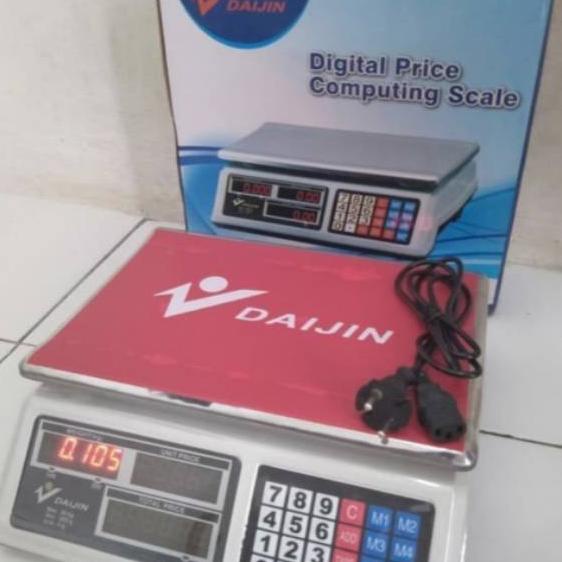 Timbangan Digital 30 Kg /Timbangan Digital Buah 30 Kg / Timbangan Meja 30 Kg