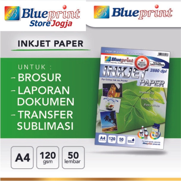 

populer] Kertas Inkjet Blueprint A4 120gsm