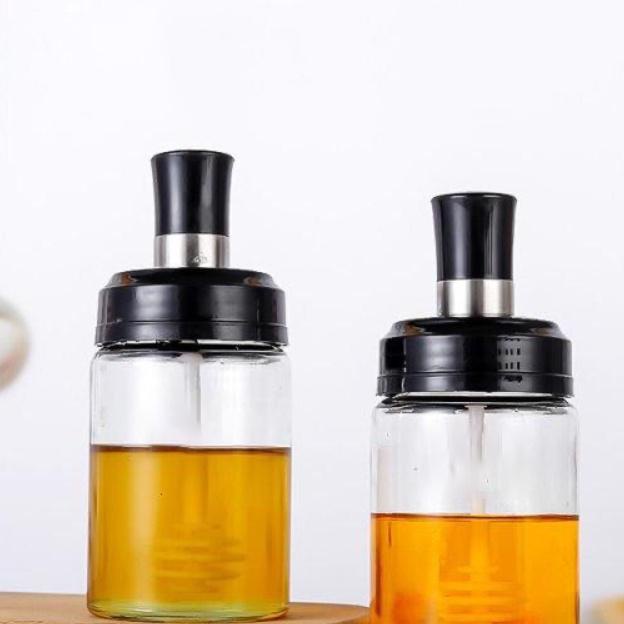 Orange Shop Tempat Bumbu Dapur Set Aesthetic Toples Kopi Gula Bahan Kaca Dan Tutup Kedap Udara Serba