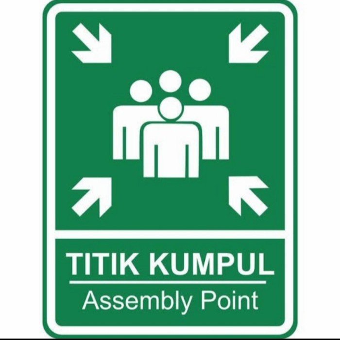 

Sign Rambu plat TITIK KUMPUL 40X60cm