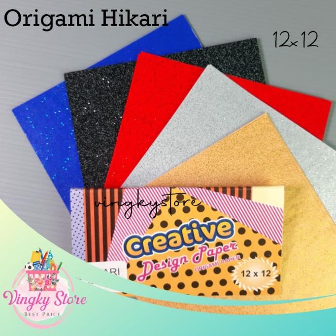 

Kertas Lipat / Origami Asturo Glitter Hikari