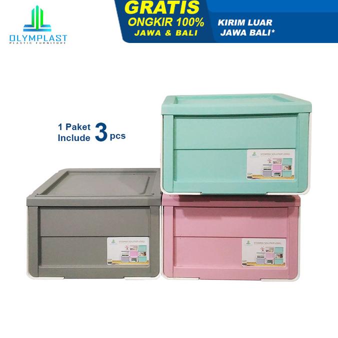 Olymplast Storage Solution / Tempat Penyimpanan / OSS 3 Pcs