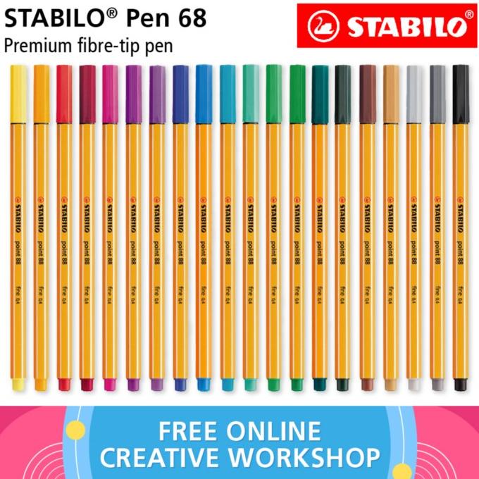 

STABILO Set 20 - point 88 Starter Pack / Fineliner / Pen Pulpen Warna