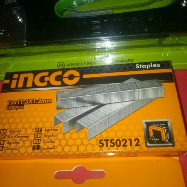 staples tembak 3in1 merek TEKIRO+isi staples 12mm merek INCCO @1000PCS Diskon