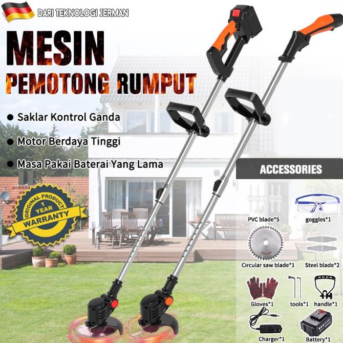 Mesin Potong Rumput Baterai 48V Mesin Pemotong Rumput Mesin Rumput
