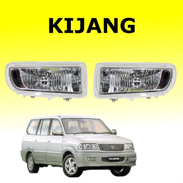 Baru Fog Lamp Kijang Kapsul Krista Efi 2000 2001 2002 Foglamp Lgx Lsx Lx