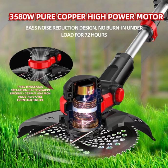 Mesin potong rumput Mesin Pemotong Rumput mesin rumput 12V/48V batera