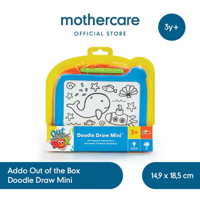 Addo Out of the Box Doodle Draw Mini - Papan Gambar Magnetik Anak