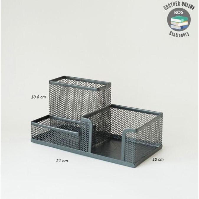 

BOS Desk Set Besi/Pen Stand/Desk Organizer/Memo Block