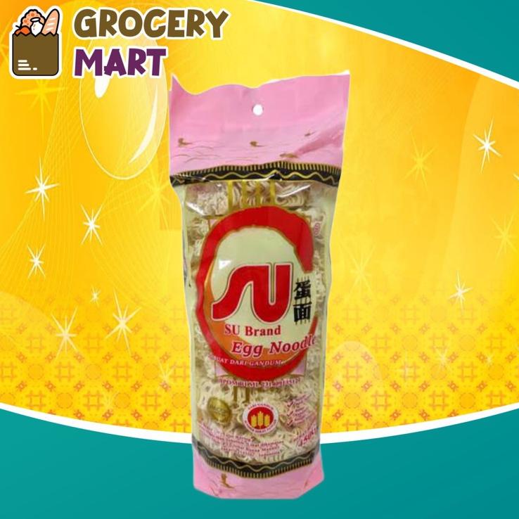 

Egg Noodle Su Brand 450Gr / E Telur Kering Bulat