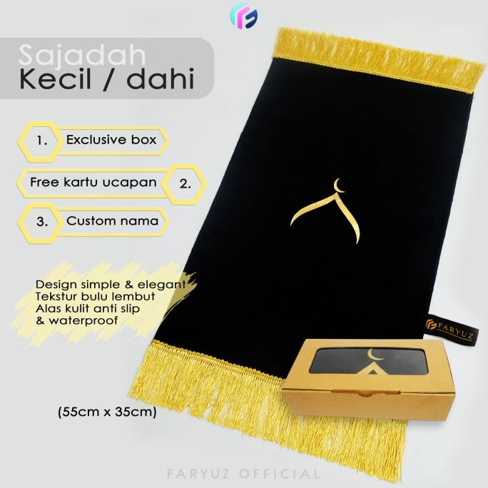 Faryuz - Sajadah Dahi Kecil Polos Sejadah Mini Sujud Muka Kepala Kado
