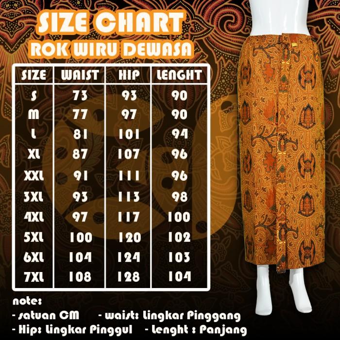 Rok Jarik Wiru Jogja Untuk Pria Dewasa Bawahan Surjan Adat Jawa