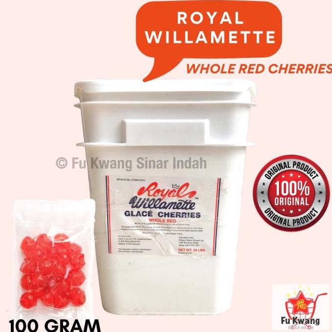 

:::::::] Ceri Merah Royal Willamette Red Cherry Cherries Tanpa Tangkai 1 kg