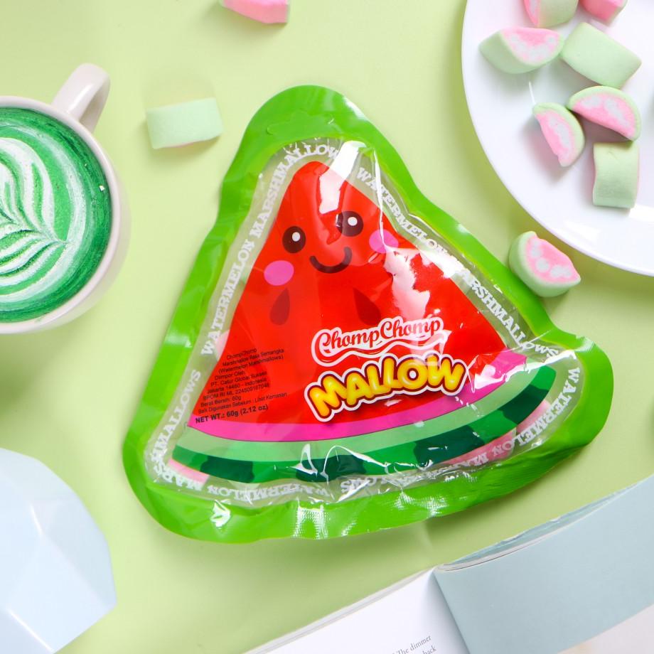 

Sna Marshmallow Chompchomp Watermelon 60Gr Isi 5 Bungkus