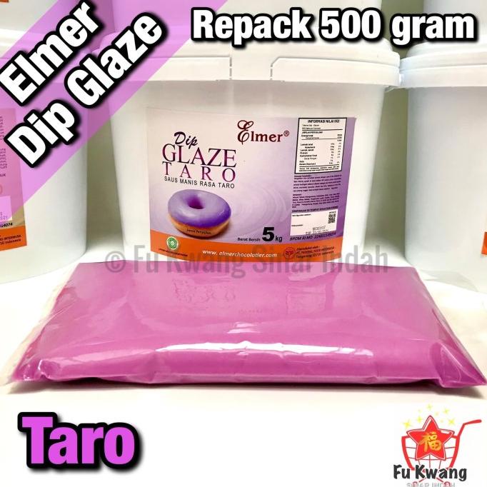 

*****] Elmer Dip Glaze Taro repack 500 gram