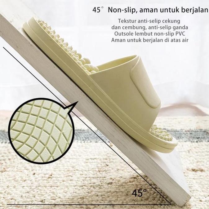 Sendal Duri | Sandal Refleksi Wanita | Sendal Terapi | Sandal Rumah