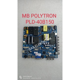 Part MB MOTHERBOARD MAINBOARD MESIN TV LED POLYTRON PLD40B150 PLD-40B150