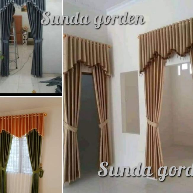 Gorden Poni Pisah Nimalis Lebar 100 - 200 Hordeng Jendela