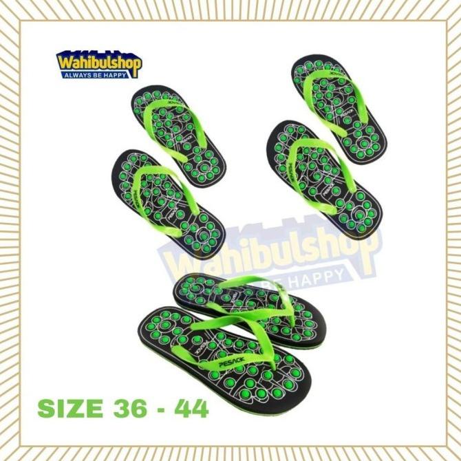 NEW SANDAL REMATIK KESEHATAN PRIA WANITA TERAPI REFLEKSI KARET ALAT