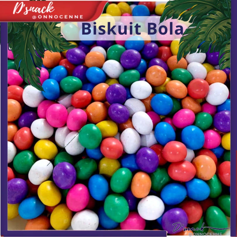 

Biskuit Bola Warna Manis / Kue Bola Mini Manis SMTED