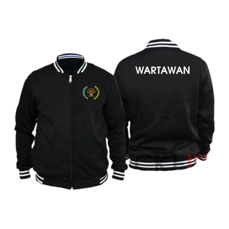 [Fashion] JAKET BASEBALL PERS WARTAWAN INDONESIA TERLARIS