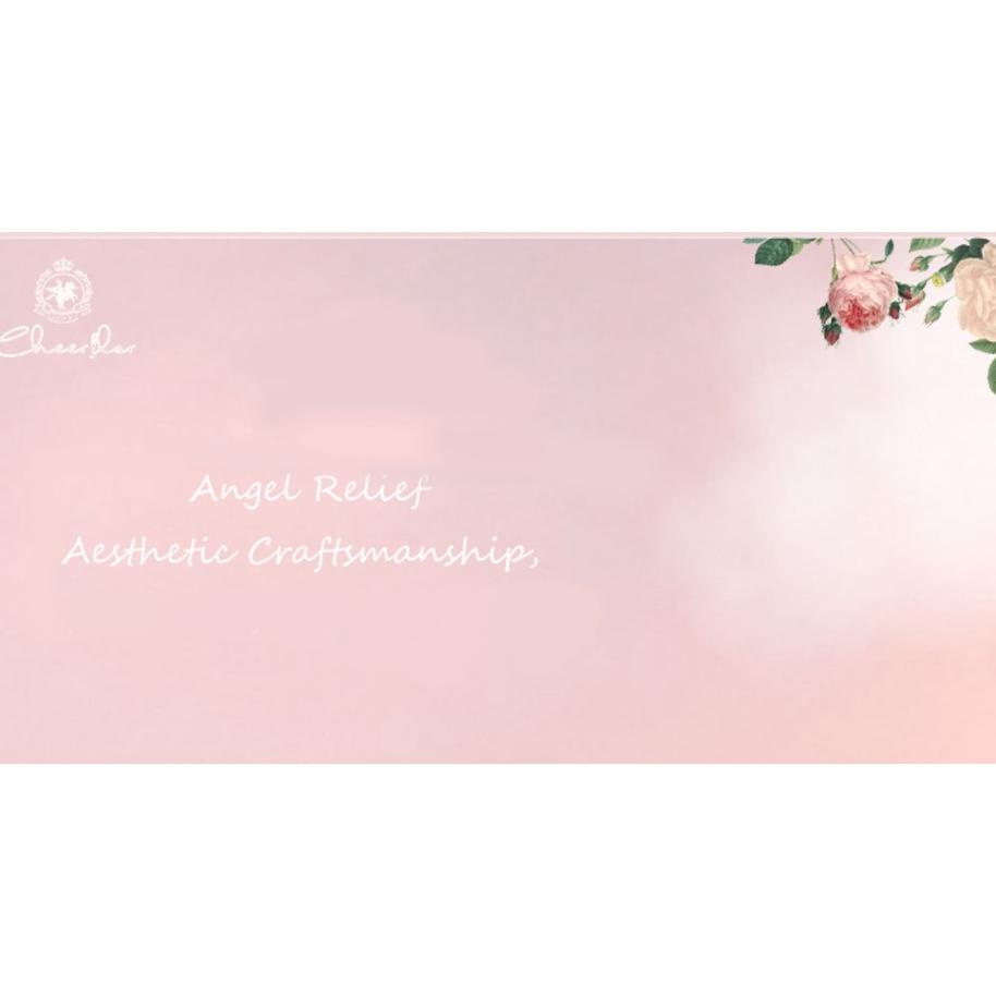 KkvCheerflorAngel Gallery Series Embossed Makeup Tray Cfr9731Box /Palette /Eyeshadow /Blush / Highli