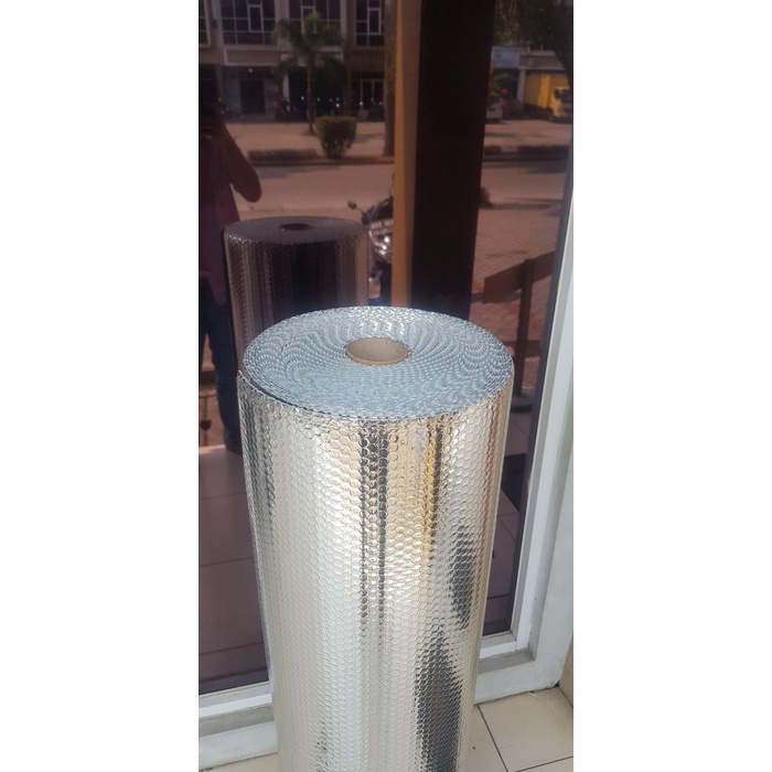 Aluminium Foil Atap Bubble Double Side Per Meter