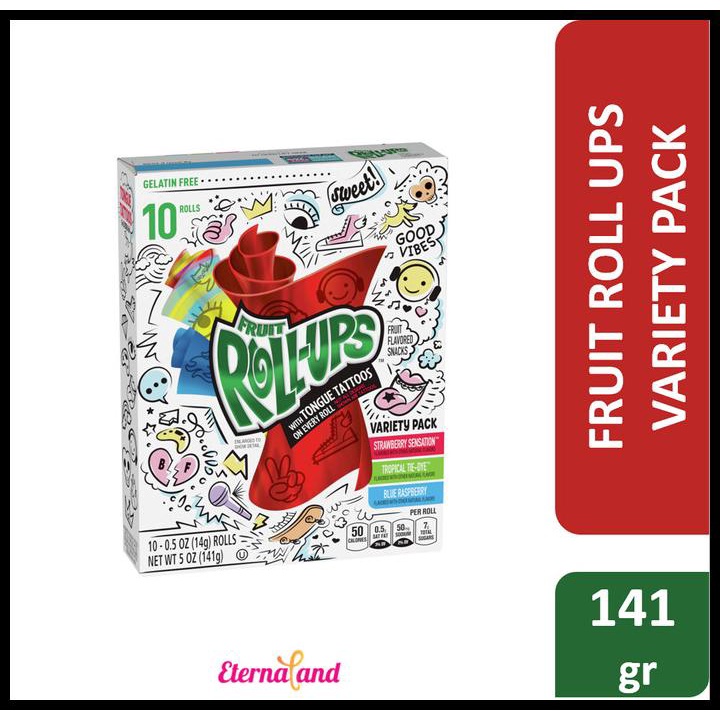 

Fruit Roll-Ups Variety Pack - Permen Aneka Rasa