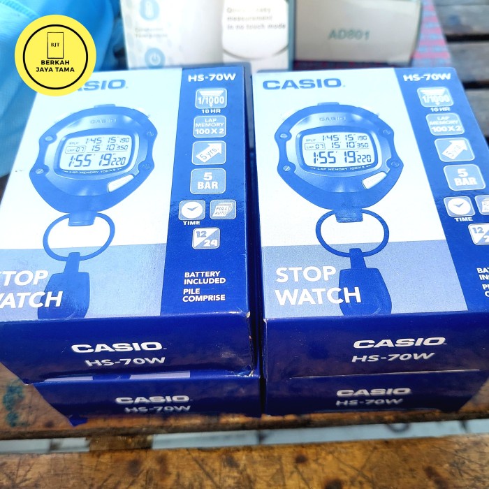 Terbaru Stopwatch Digital Casio Hs70W Promo Terlaris