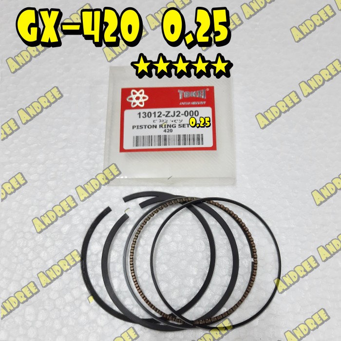 {{{{}}] GX 420 - 025 Ring Piston Seher Honda GX420 GX-420 size 0.25