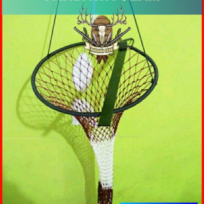 Promo Koja/Korang Ikan Bahan Nilon Gagang Lipat Jumbo