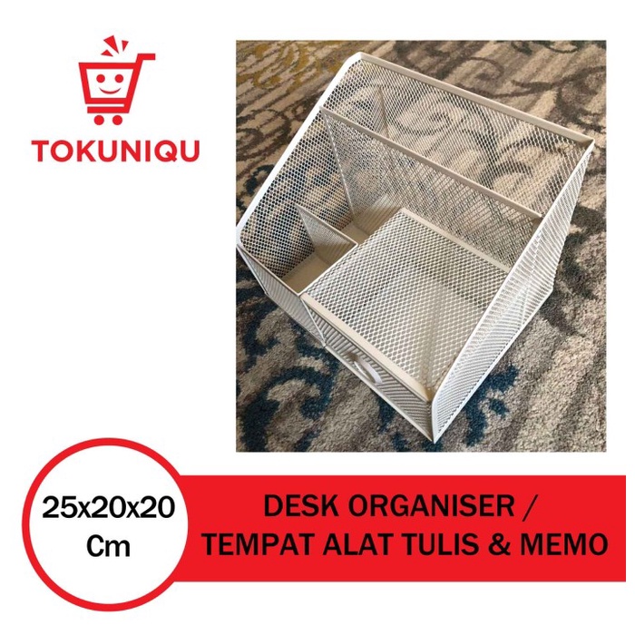 

Desk Organiser Kotak Tempat Alat Tulis Pensil Handphone Memo Serbaguna