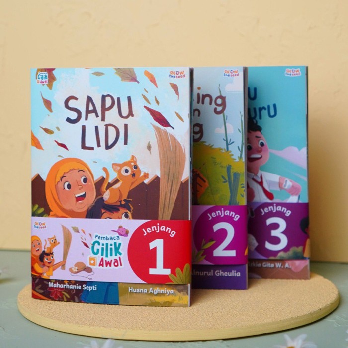 

Harga!! Buku Cerita Anak Pembaca Cilik Awal 1 Set Isi 5 By Grow The Seed