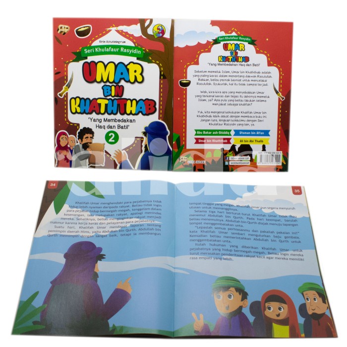 

New!! Buku cerita Seri Khulafaur Rasyidin Umar Bin Khaththab - Sahabat Nabi