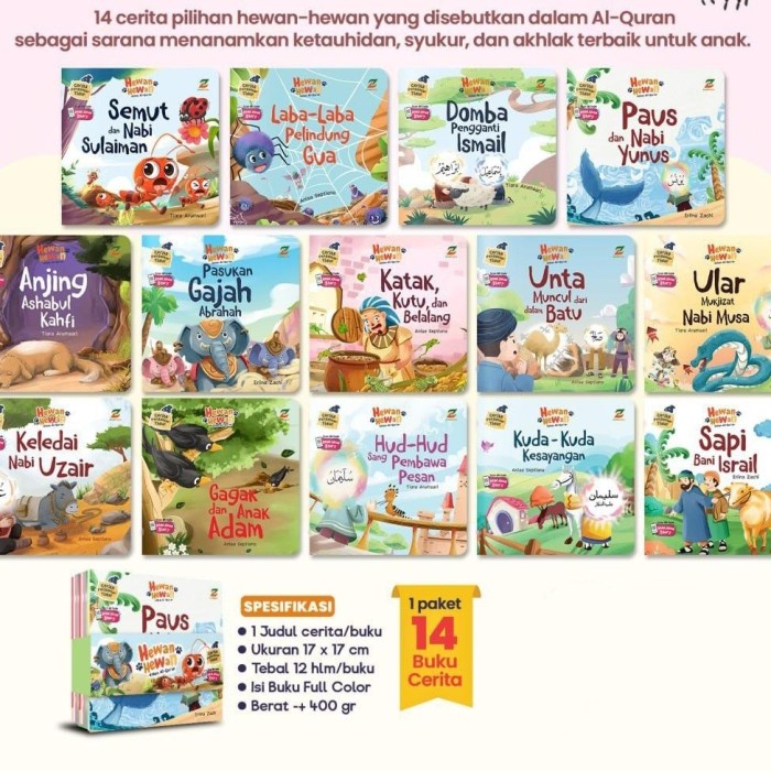 

Jual!! Buku Cerita Hewan Hewan dalam Al-Qur'an
