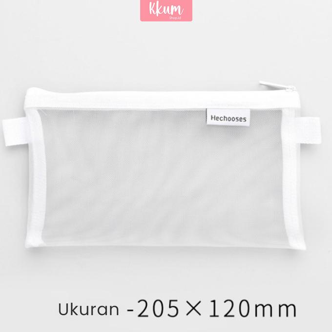 

Kotak Pensil Korea Pouch/ Tempat Pensil Transparant Simple Small Cute