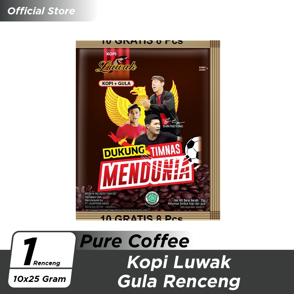 

Kopi Luwak Gula Renceng 10x25gr