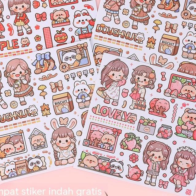 

Binder Note Cute Peach / Buku Catatan 80 Lembar/ Notebook Journal Lucu