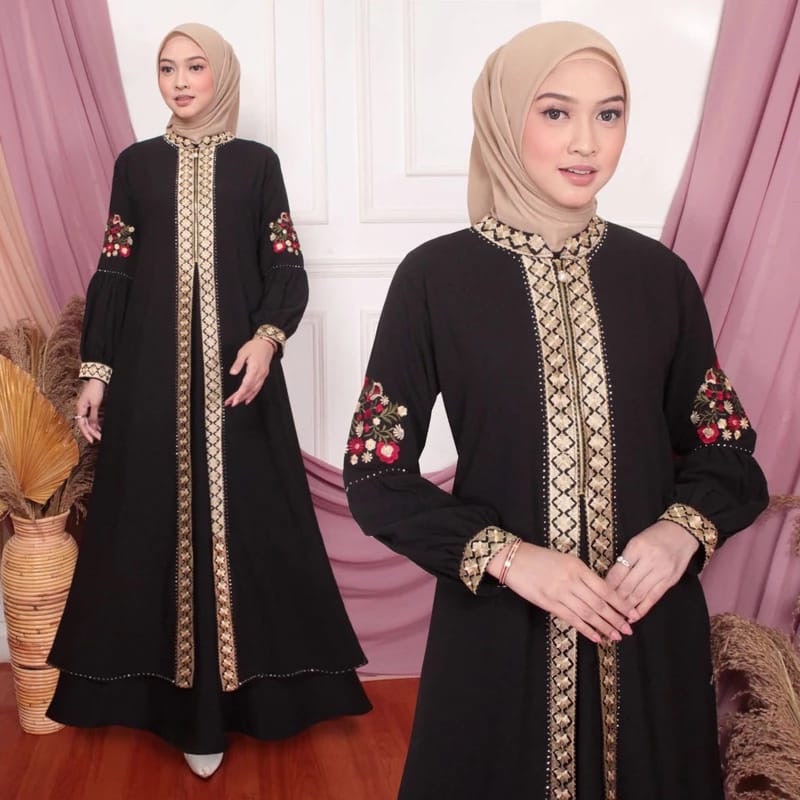 [SYAR'I TILL JANNAH] GAMIS ABAYA TURKEY PREMIUM BORDIR MEWAH